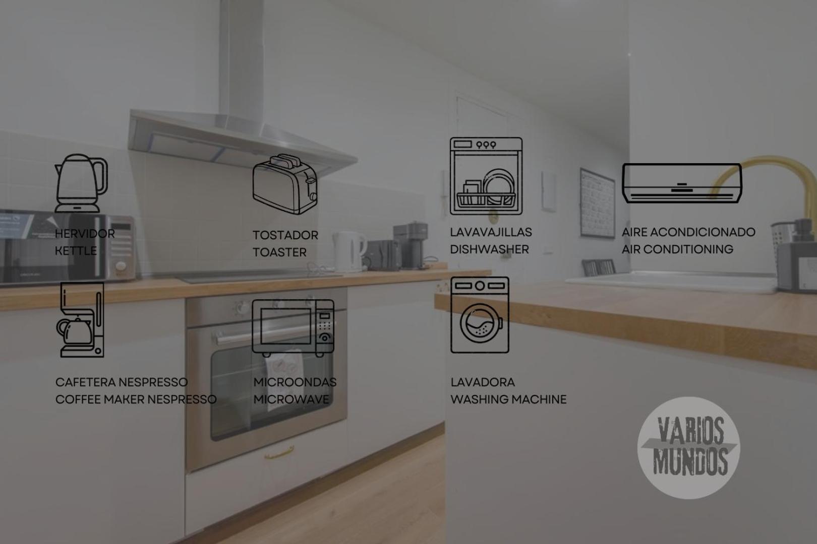 Cozy Apt Para 6Pax A Escasos Metros Del Retiro - Madrid E1 外观 照片